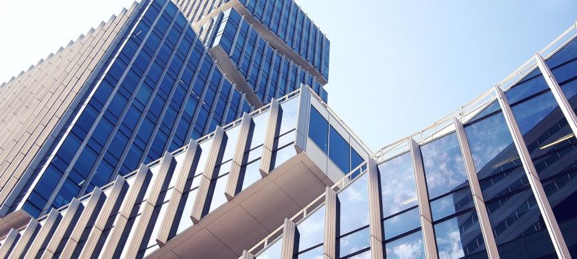 Banken, Versicherungen und Bürokomplexe